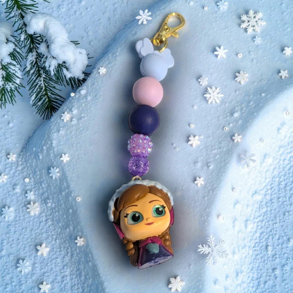 Handmade Anna (Frozen) Bag Charm/ Keychain - Picture 1 of 4